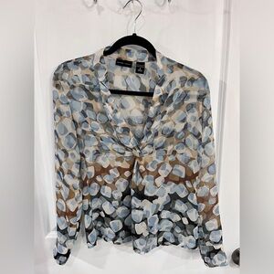 Two-Piece Blouse Bundle – Skies Are Blue (Small) & New York Company (Size 4)